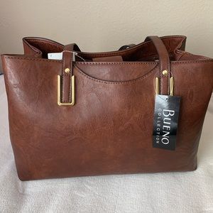 Brown shoulder bag